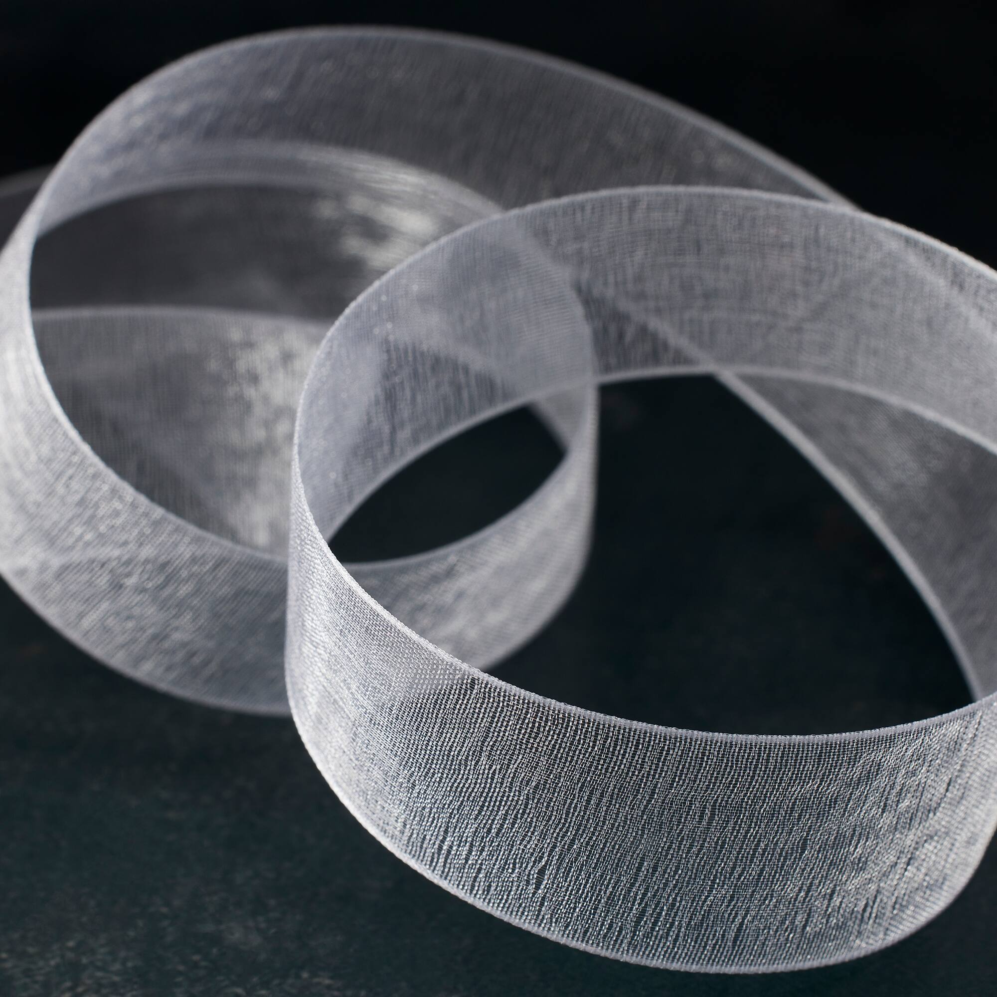 12 Pack: 7/8" x 15yd. White Sheer Ribbon by Celebrate It® 360°™